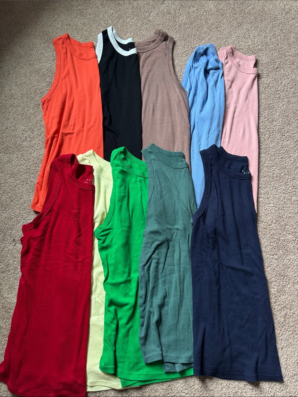 Target Women’s Ribbed Tank lot of 10